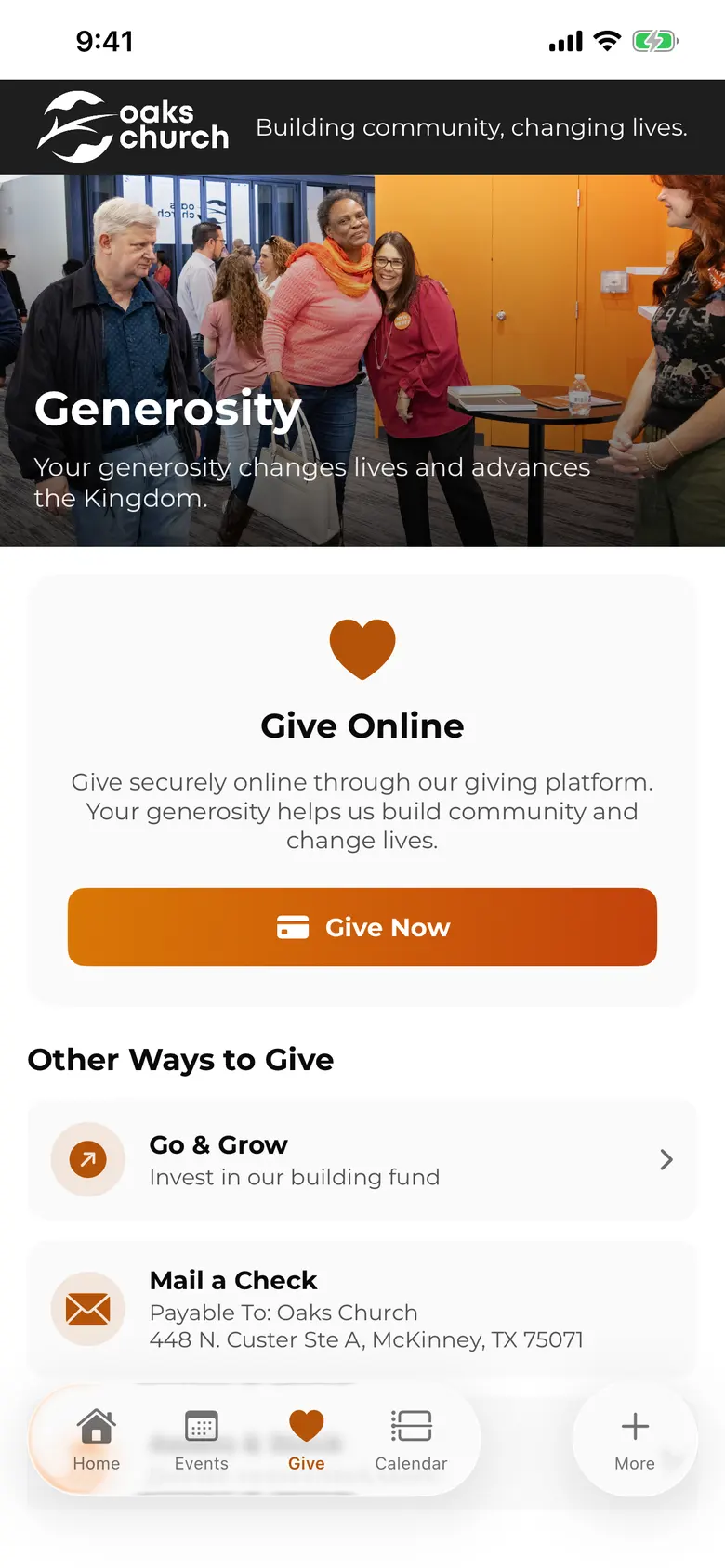 Oaks Church iOS App