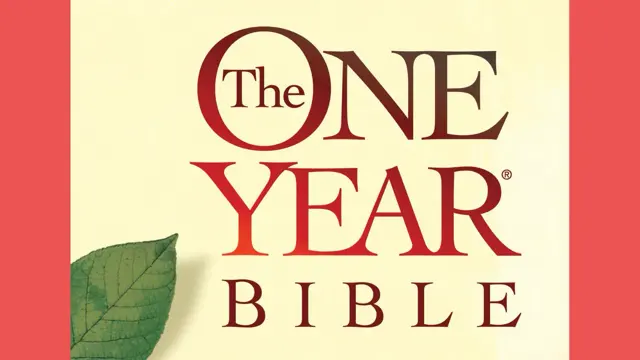 One-Year Bible Plan